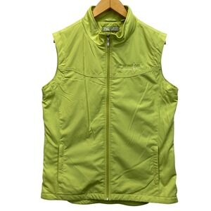 Kate Lord Womens XL Lime Green US Open 2005 Pinehurst No 2 Full Zip Golf Vest